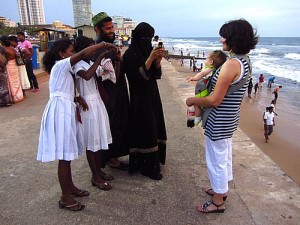 Galle Face Beach In Colombo Sri Lanka