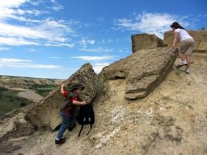 Hiking At Theodore Roosevelt National Park in North Dakota