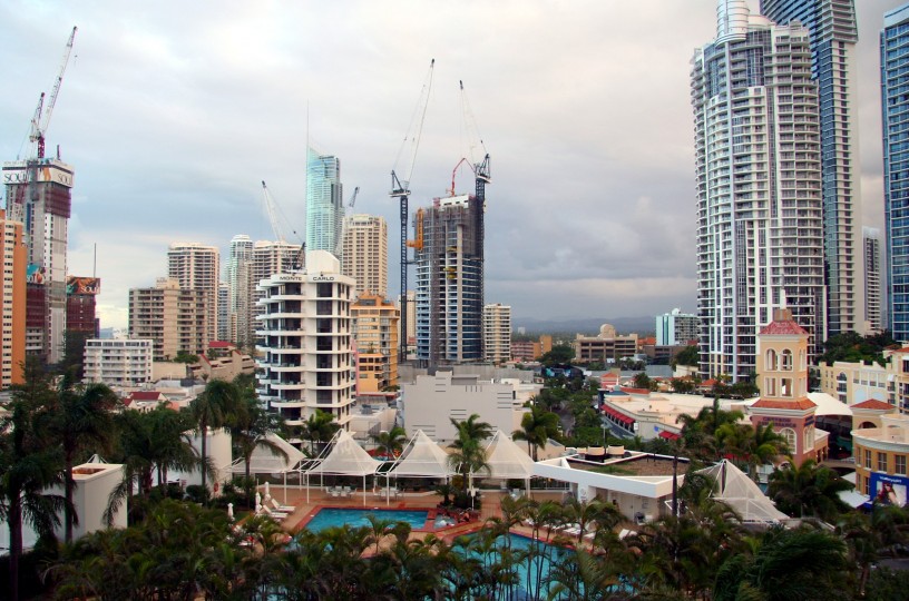 Surfer's Paradise Under Construction