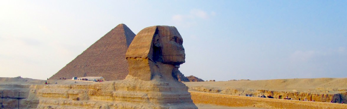 What's more famous? The Sphinx or the Pizza Hut across the street from it?