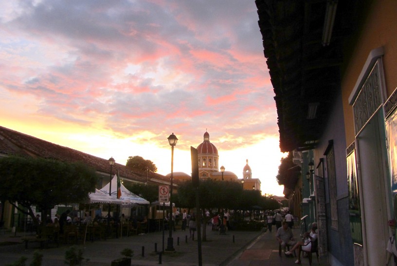 Beautiful Sunset In Grenada, Nicaragua