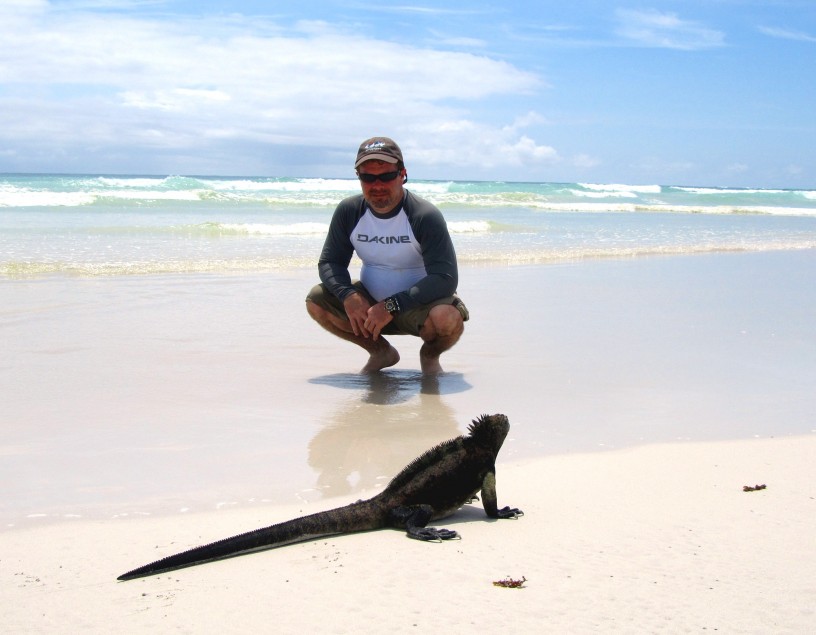 Hangin' with the marine lizards in the Galapagos Islands