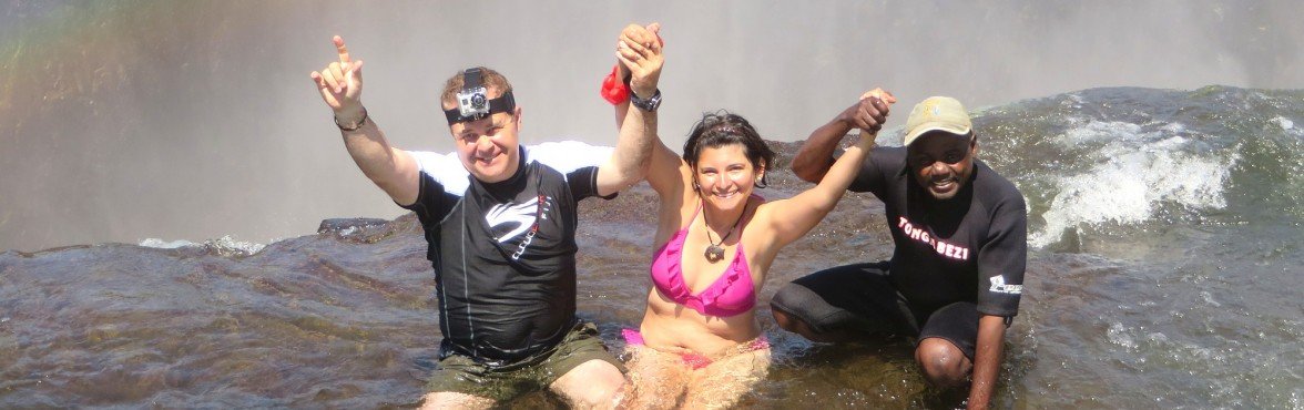 The Devil's Swimming Pool At Victoria Falls