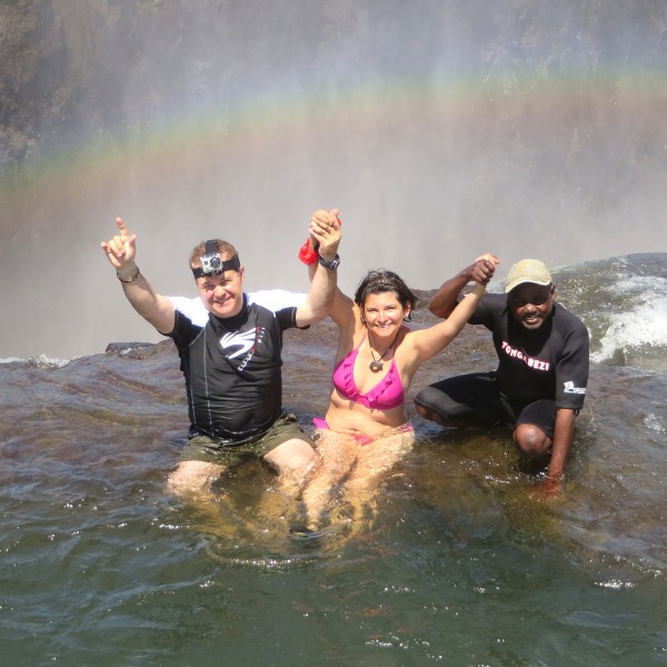 The Devil's Swimming Pool At Victoria Falls