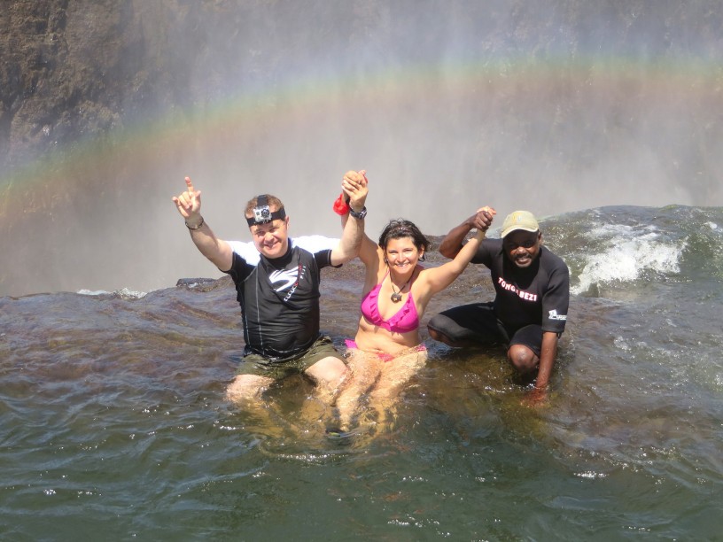 The Devil's Swimming Pool At Victoria Falls