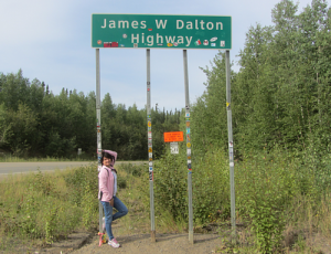 Entering the James W Dalton Highway...AKA The Ice Road.
