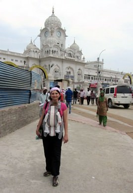 Outside The Gate Of The Golden Temple, Shoes Back On