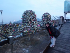 Love Locks At Seoul Tower (aka Namsan Tower)