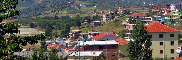 View of the Tirane, Albania countryside from our hotel balcony