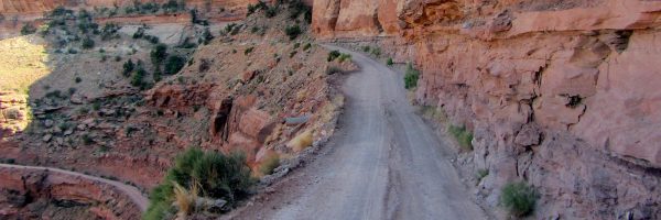 The beautiful but treacherous Shafer Trail at Canyonlands National Park